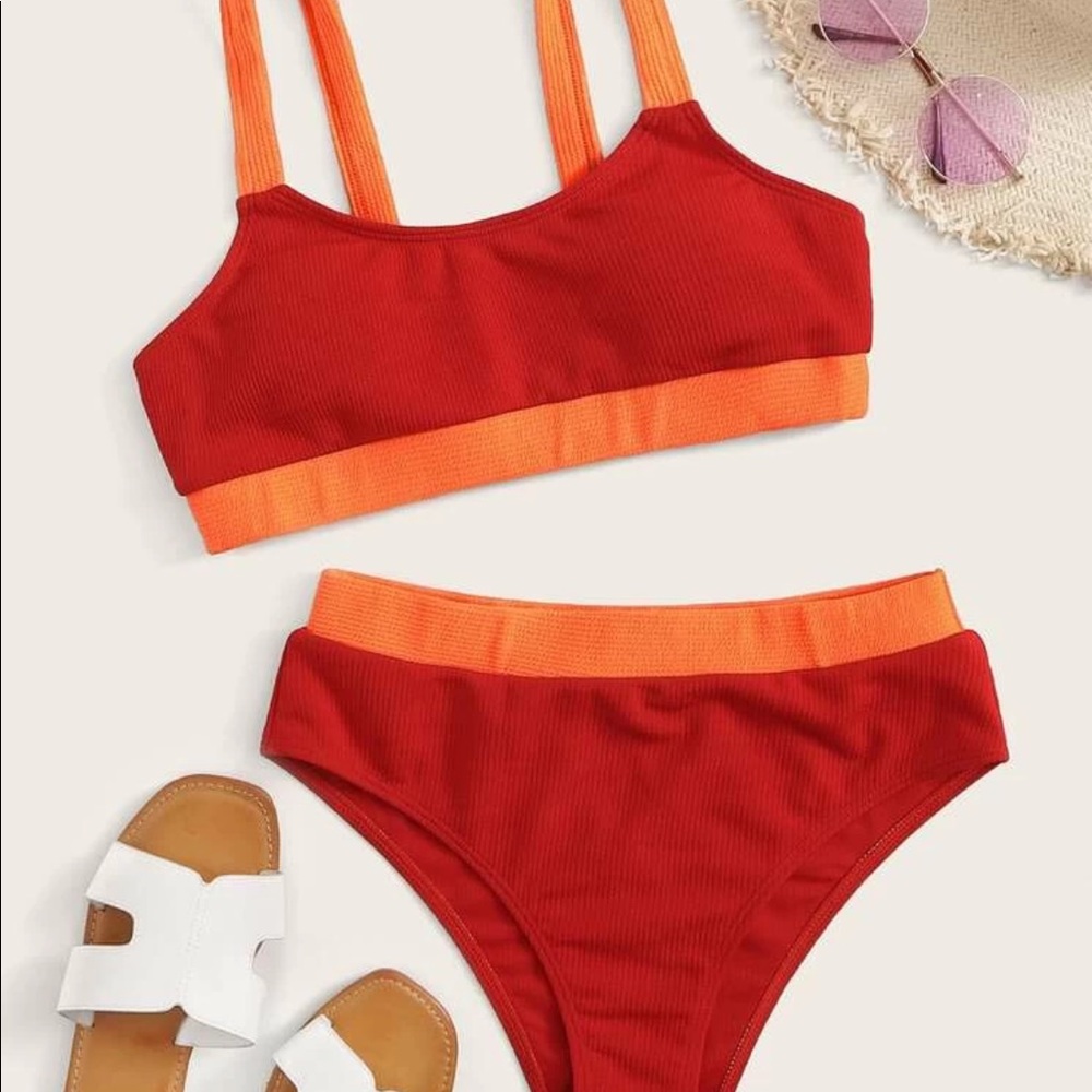 SHEIN high waisted swimsuit